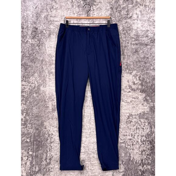 G/FORE Pants Medium Mens Blue Performance Golf Tech Jogger - Picture 1 of 8